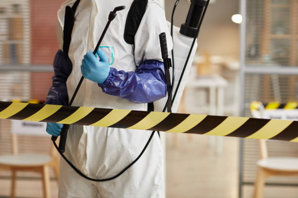 Professional Sewage Cleanup technician working in Fountainville, PA